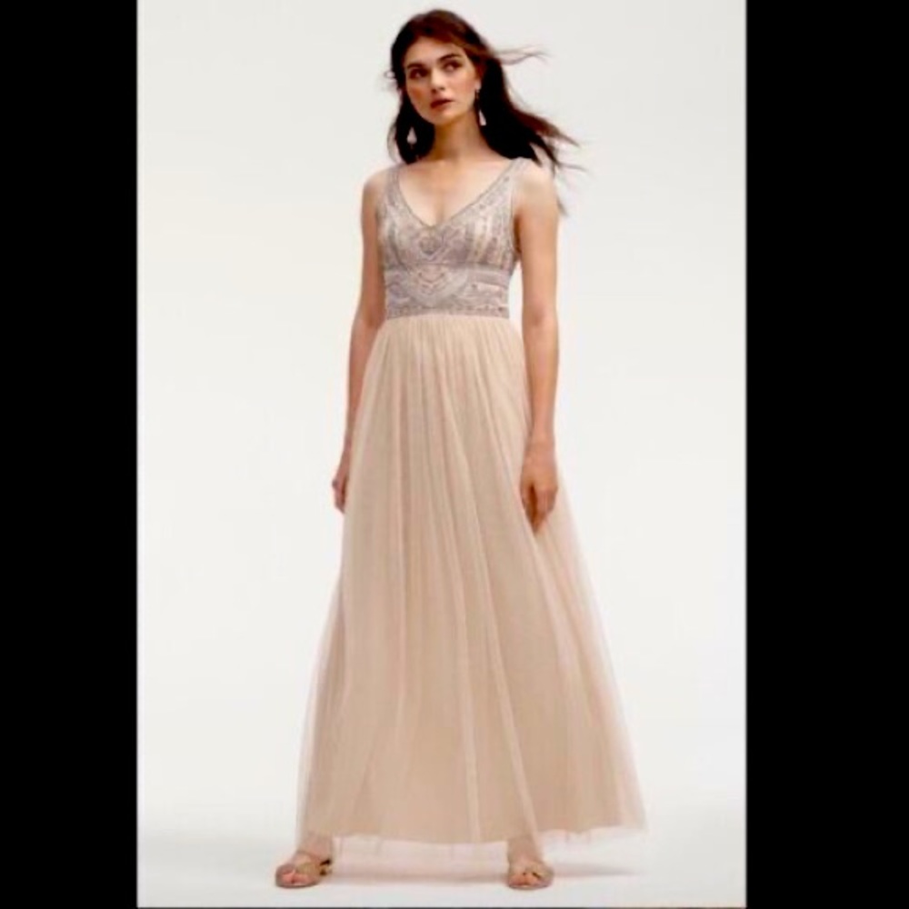 BHLDN Sterling Dress in Oyster